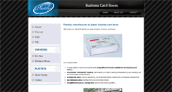 Desktop Screenshot of businesscardboxes.org